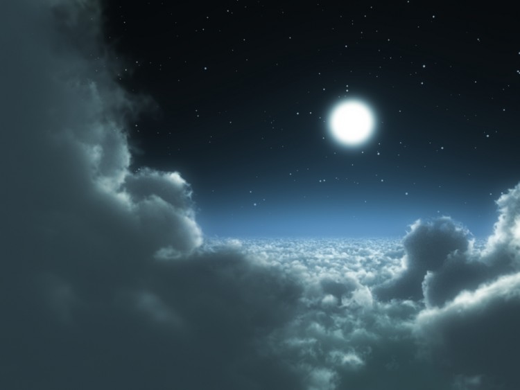 Wallpapers Digital Art 3D - Vue night in eden