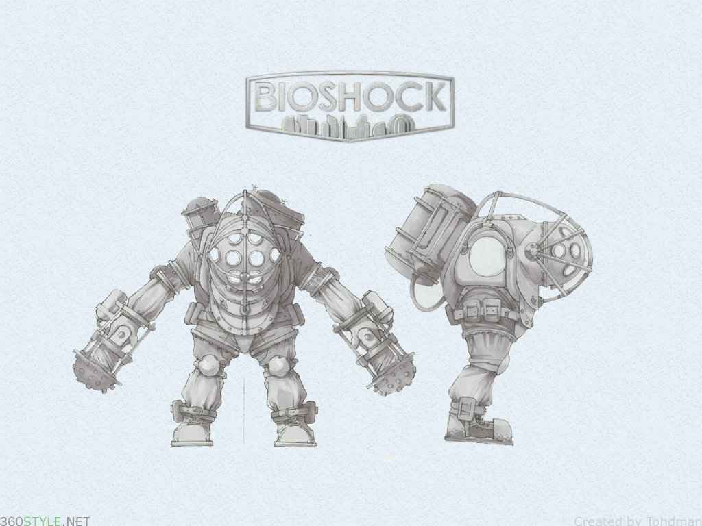 Wallpapers Video Games BioShock 1 and 2 