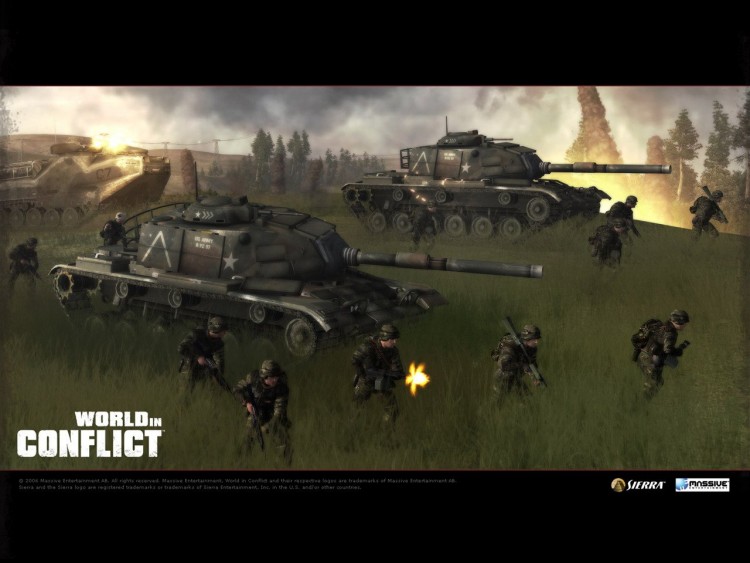 Fonds d'cran Jeux Vido World in Conflict Wallpaper N182355