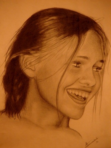 Wallpapers Art - Pencil Portraits claire