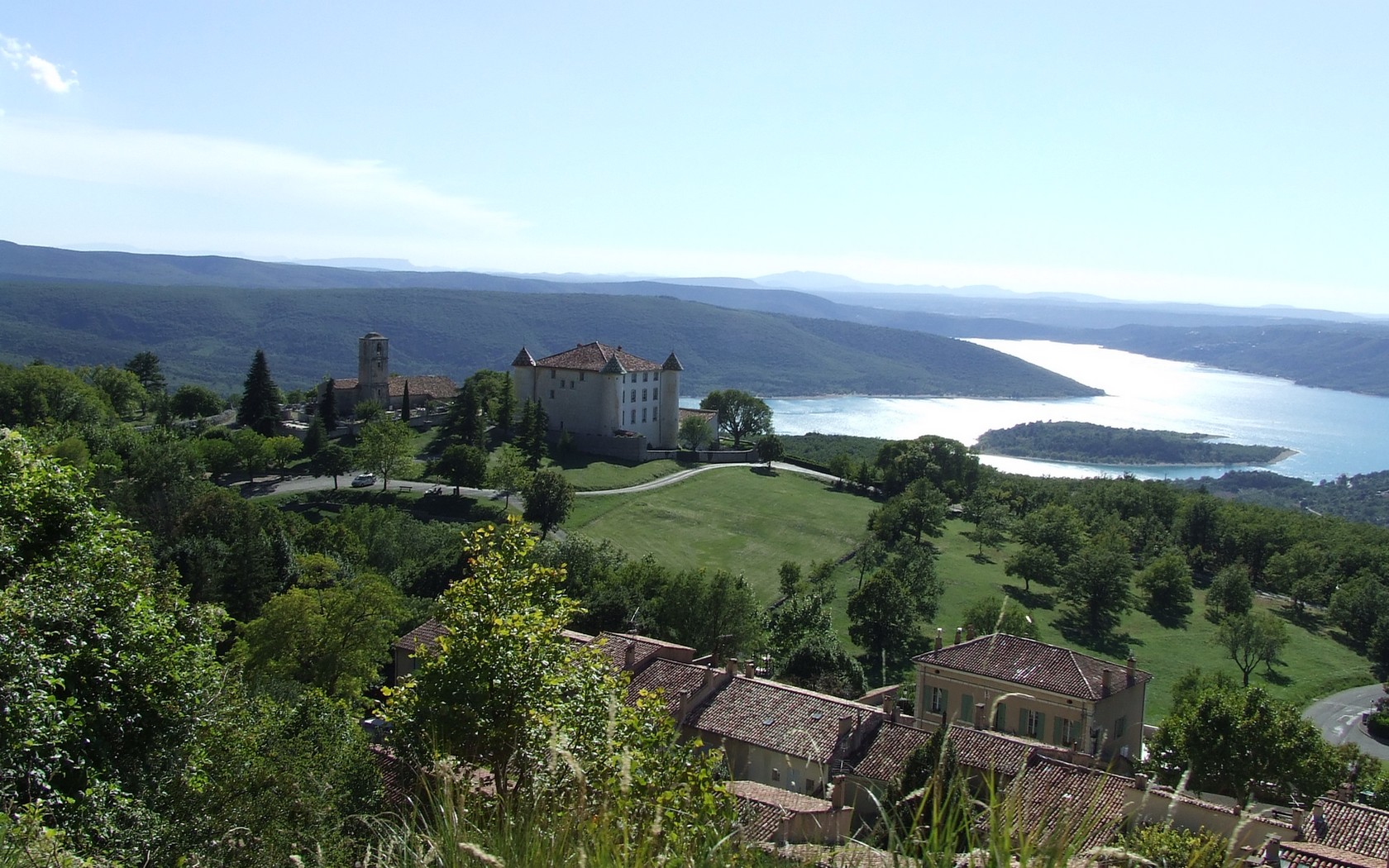 Fonds d'cran Constructions et architecture Chteaux - Palais Le chateau d'Aiguines