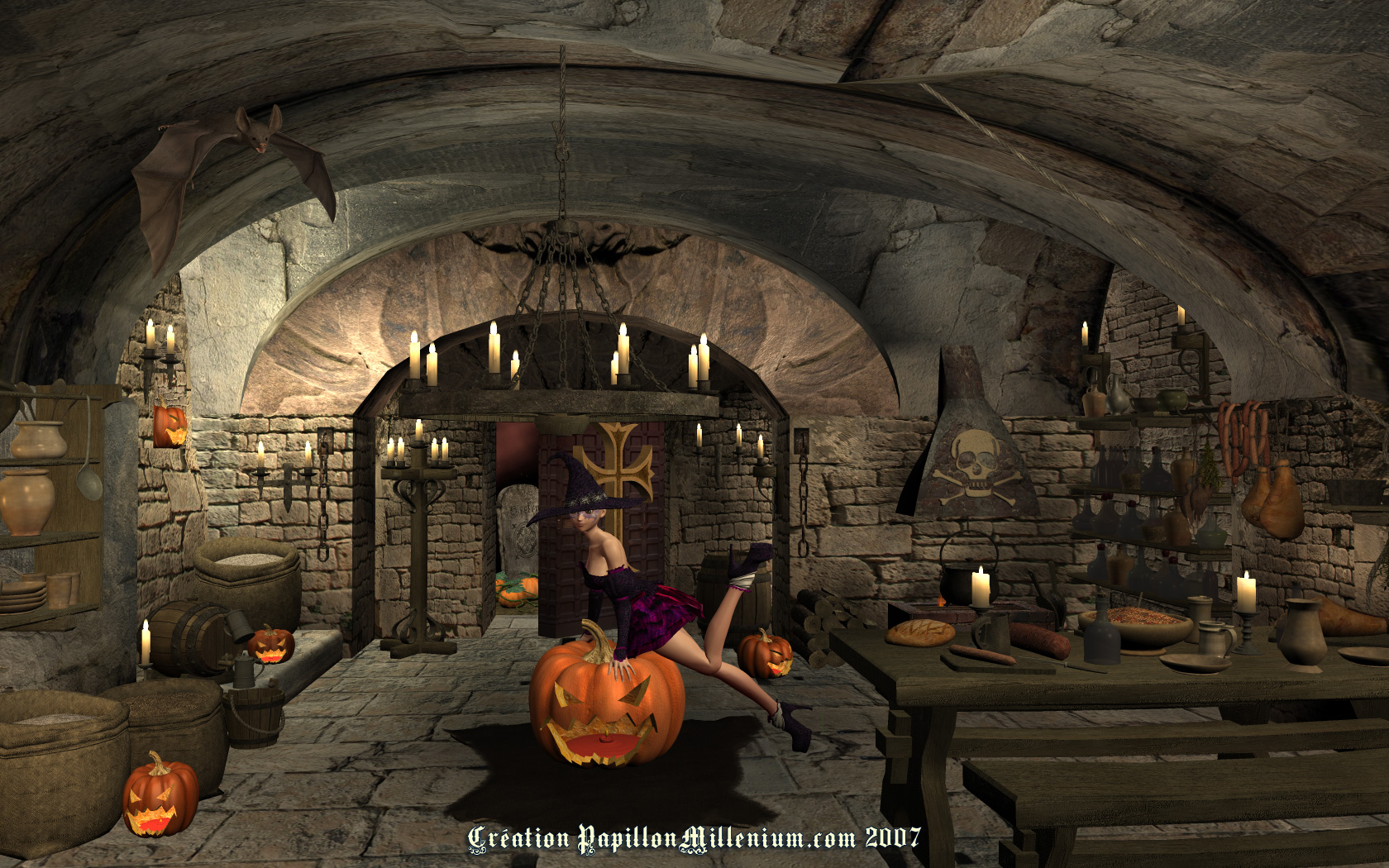 Wallpapers Digital Art 3D - Poser Halloween