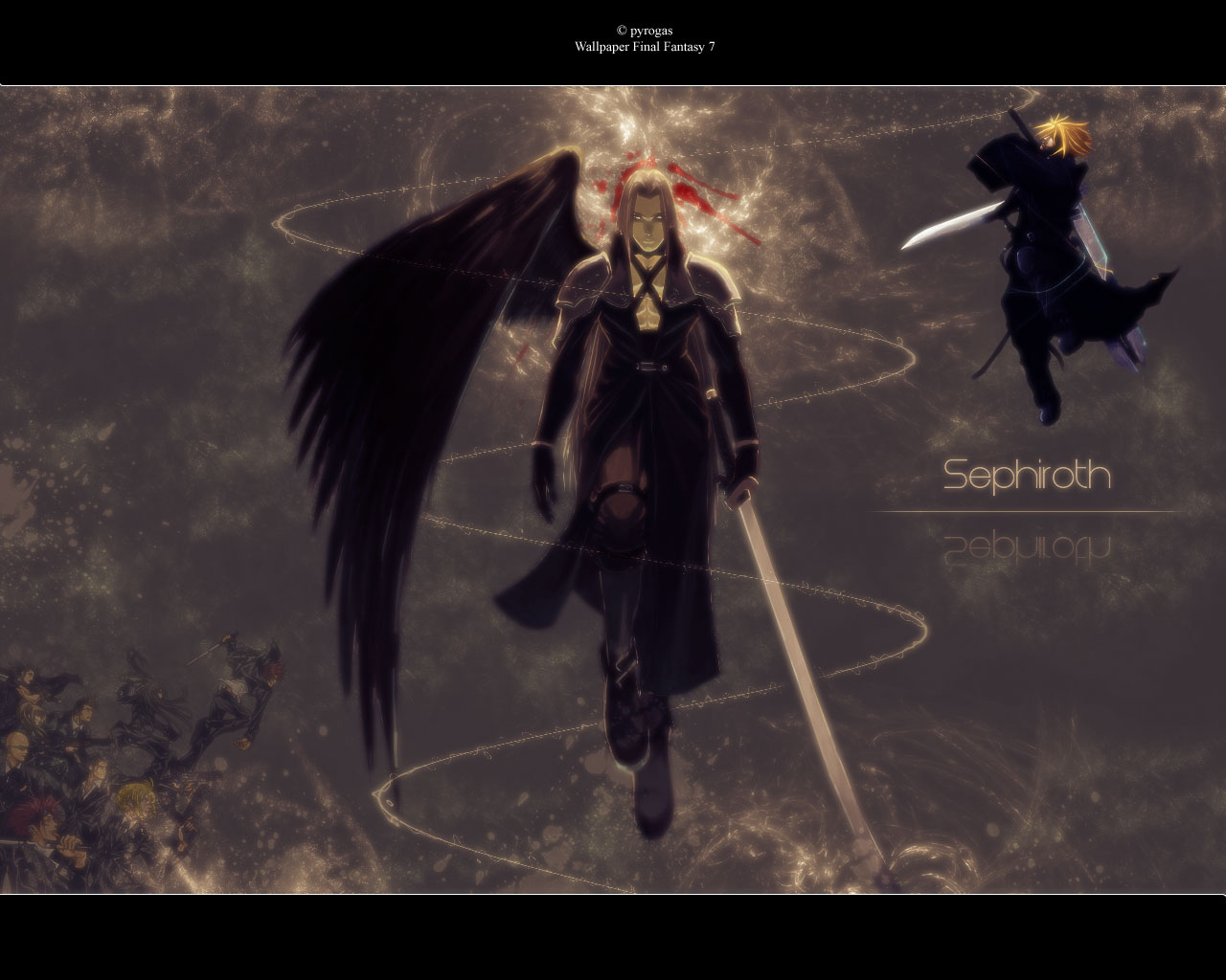 Fonds d'cran Jeux Vido Final Fantasy VII Sephiroth