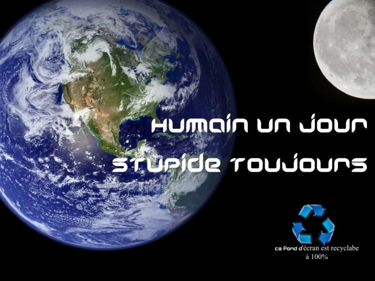 Fonds d'cran Art - Numrique Messages Message  l'humanti