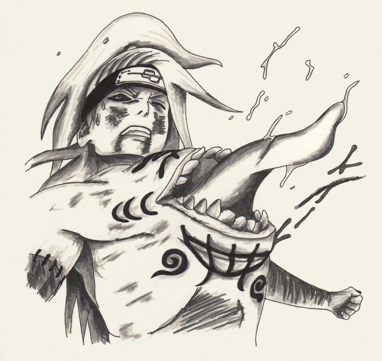 Fonds d'cran Art - Crayon Manga - Naruto Homologue