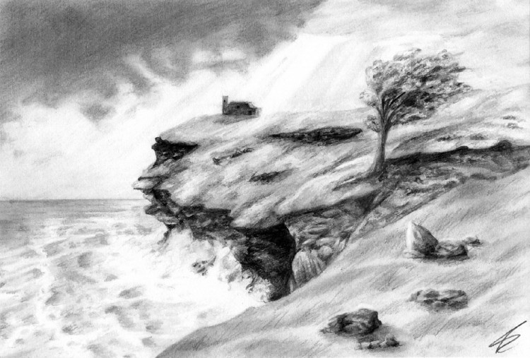 Fonds d'cran Art - Crayon Paysages Living on the Edge