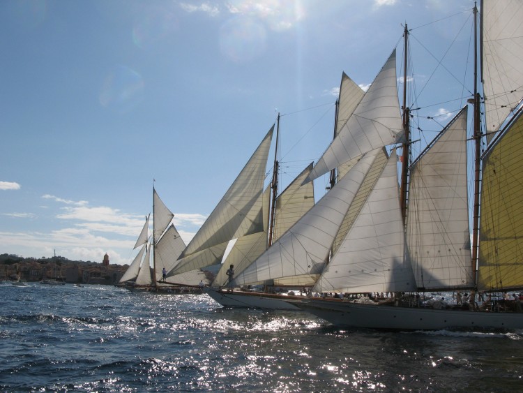 Wallpapers Boats Sailboats voiles de Saint Tropez