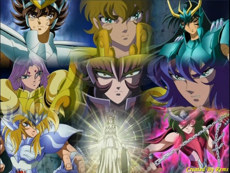 Wallpapers Manga Saint Seiya RhadamanteVsChevaliers