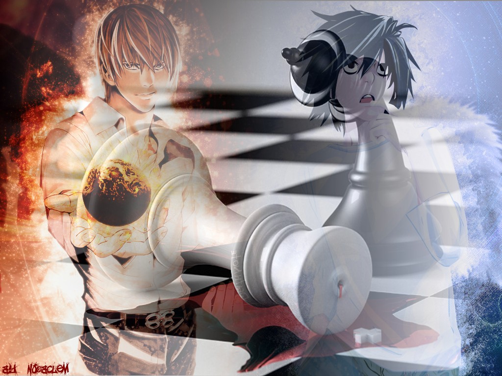 Wallpapers Manga Death Note Yagami Raito - Ryuuzaki