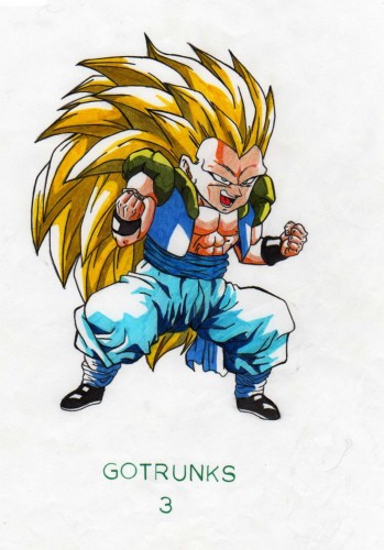 Fonds d'cran Art - Crayon Manga - Dragon Ball Z gotrunks 3