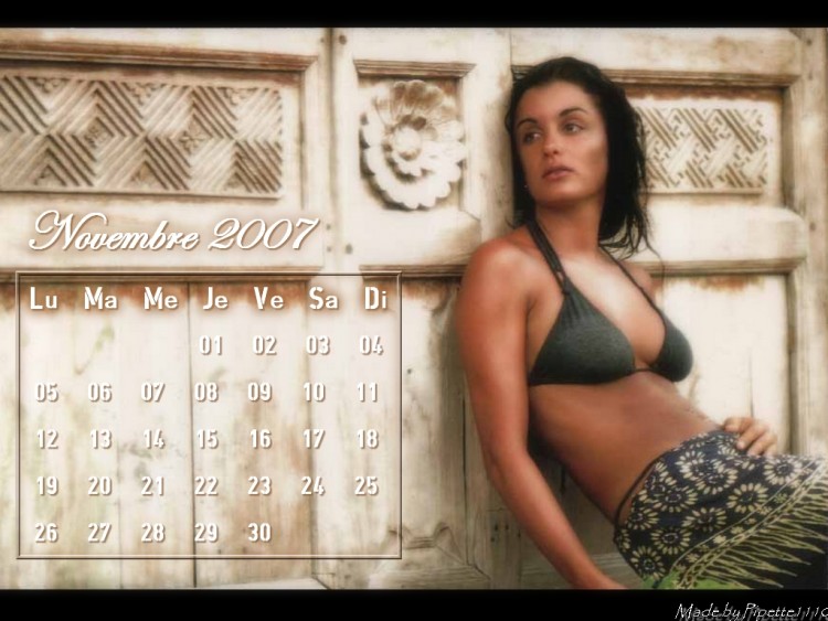 Wallpapers Digital Art Calendars Calendrier Novembre 2007 Jenifer