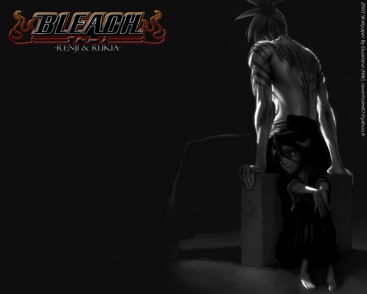 Wallpapers Manga Bleach Renji and Rukia 