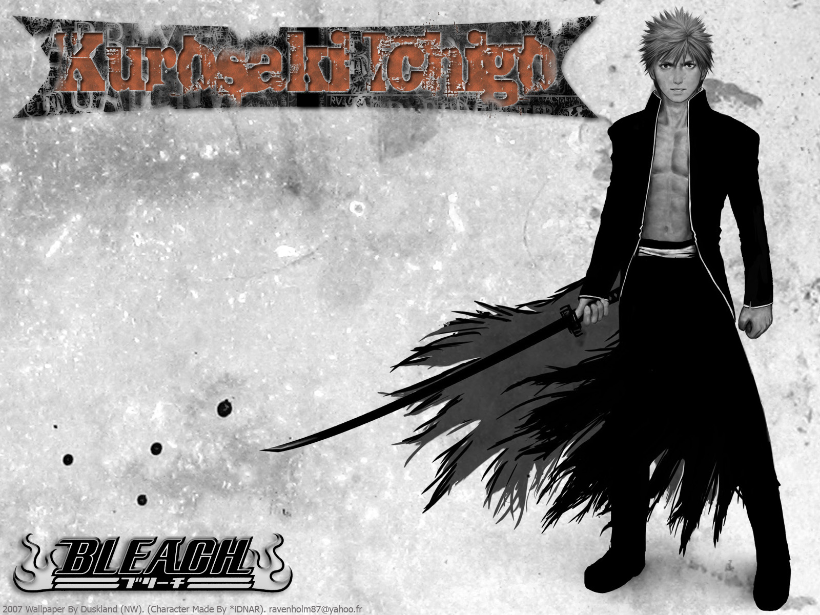 Fonds d'cran Manga Bleach Ichigo Wallpaper