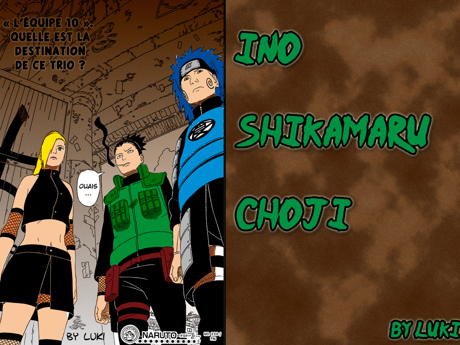 Fonds d'cran Manga Naruto shikamaru_ino_choji