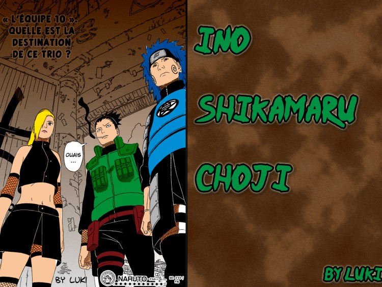 Wallpapers Manga Naruto shikamaru_ino_choji