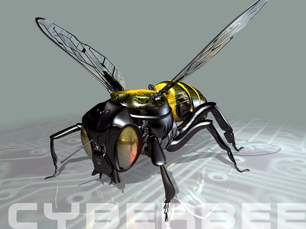 Fonds d'cran Art - Numrique Animaux cyberbee