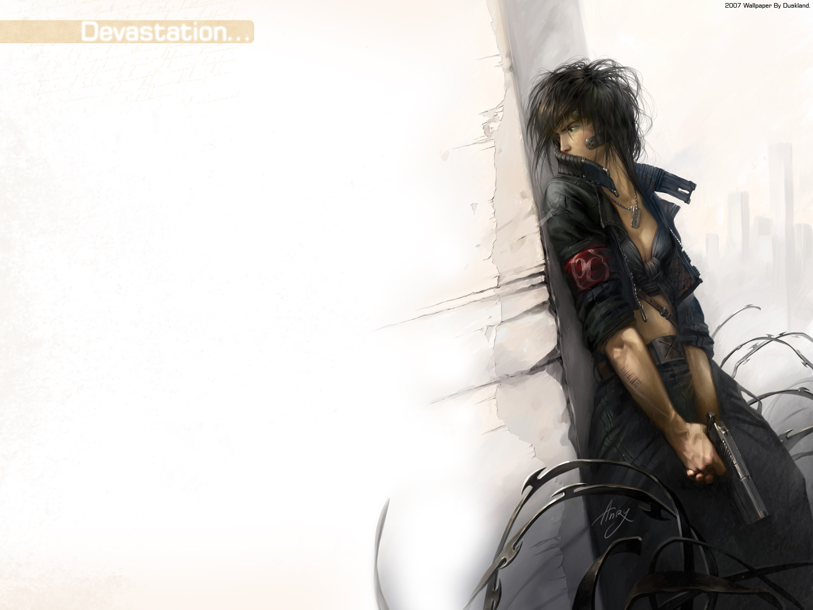 Wallpapers Art - Painting Miscellaneous Devastation By *Anry