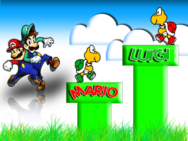 Wallpapers Video Games Mario mario et luigi