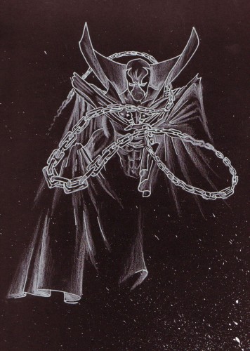 Fonds d'cran Art - Crayon BDs - Spawn spawn ghost