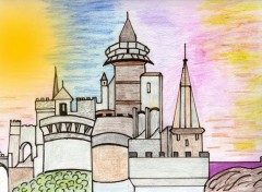 Wallpapers Art - Pencil vue sur le Chateau