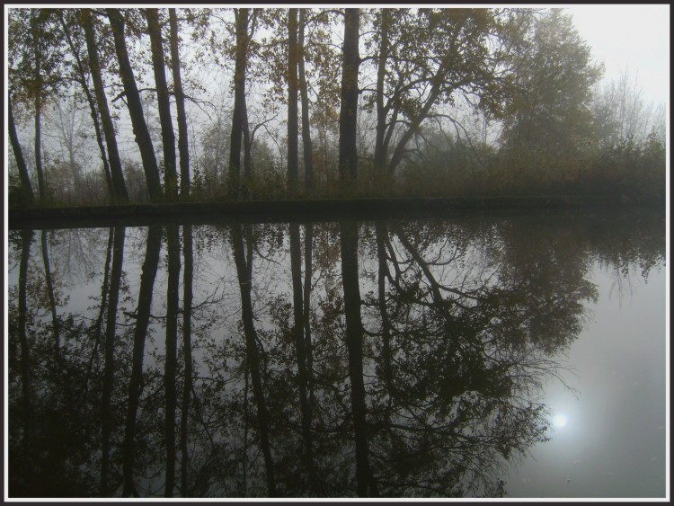 Fonds d'cran Nature Eau - Reflets Reflets d'automne en Picardie