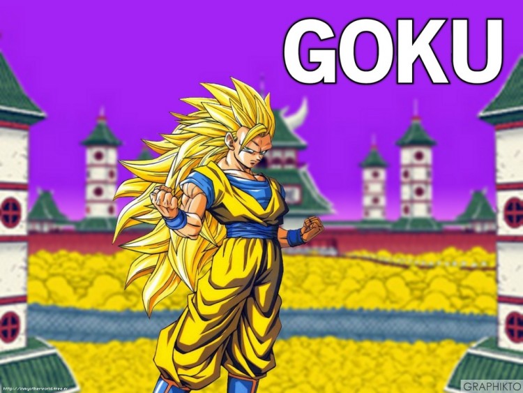 Wallpapers Manga Dragon Ball Z Goku Sayen niveau 3