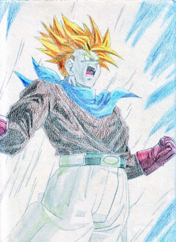 Fonds d'cran Art - Crayon Manga - Dragon Ball Z Trunks