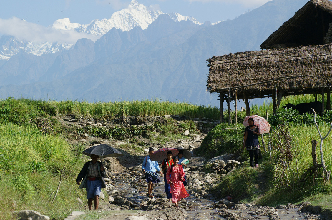 Fonds d'cran Voyages : Asie Npal paysage npalais