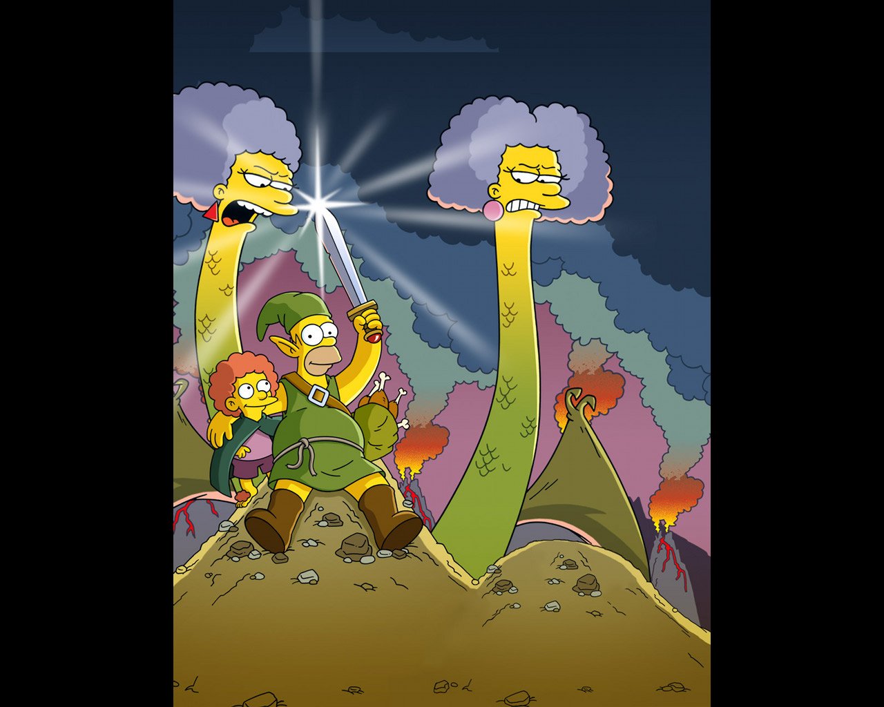 Wallpapers Video Games The Simpsons Game 