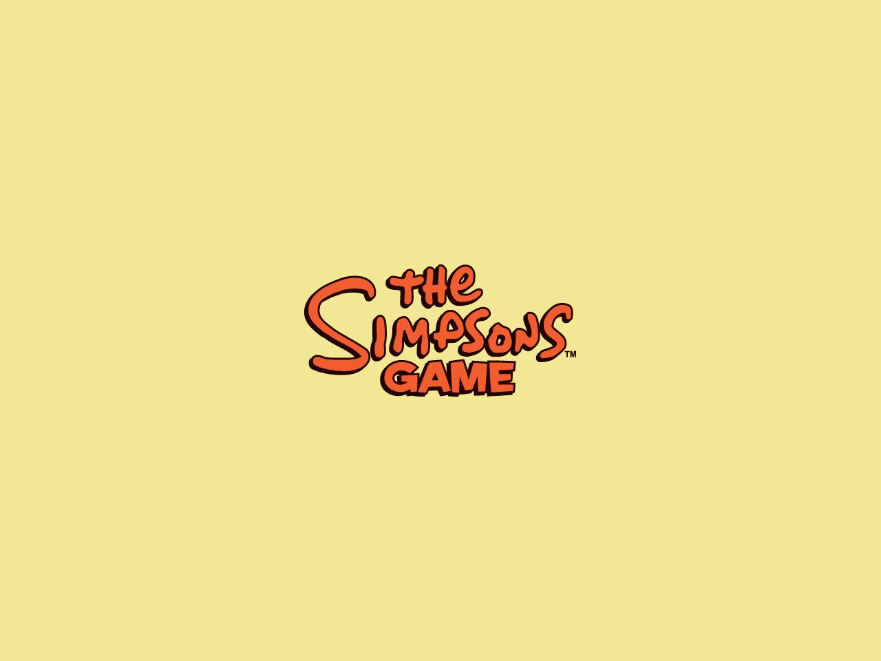 Fonds d'cran Jeux Vido The Simpsons Game 