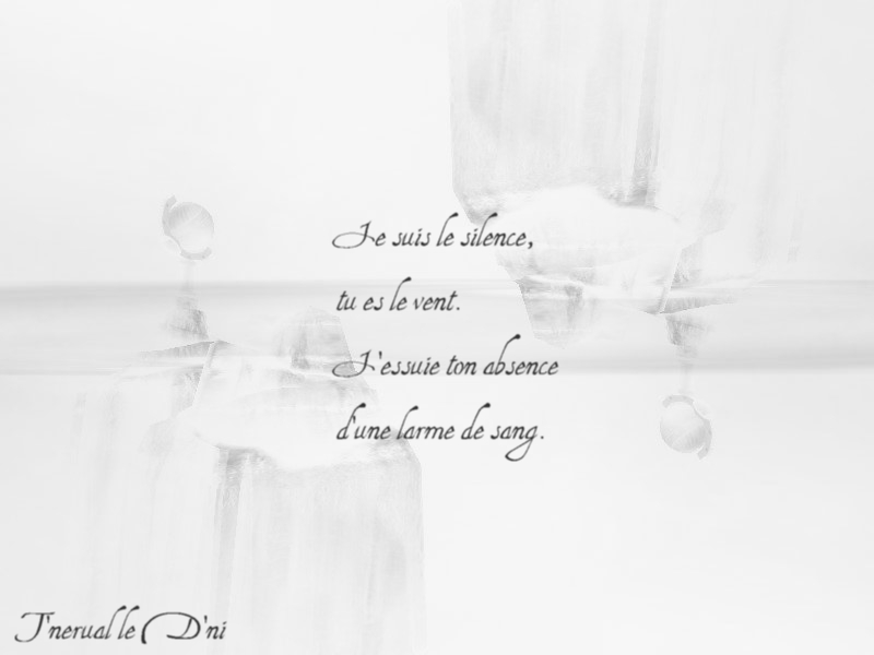 Wallpapers Digital Art Poetry - Texts Absence