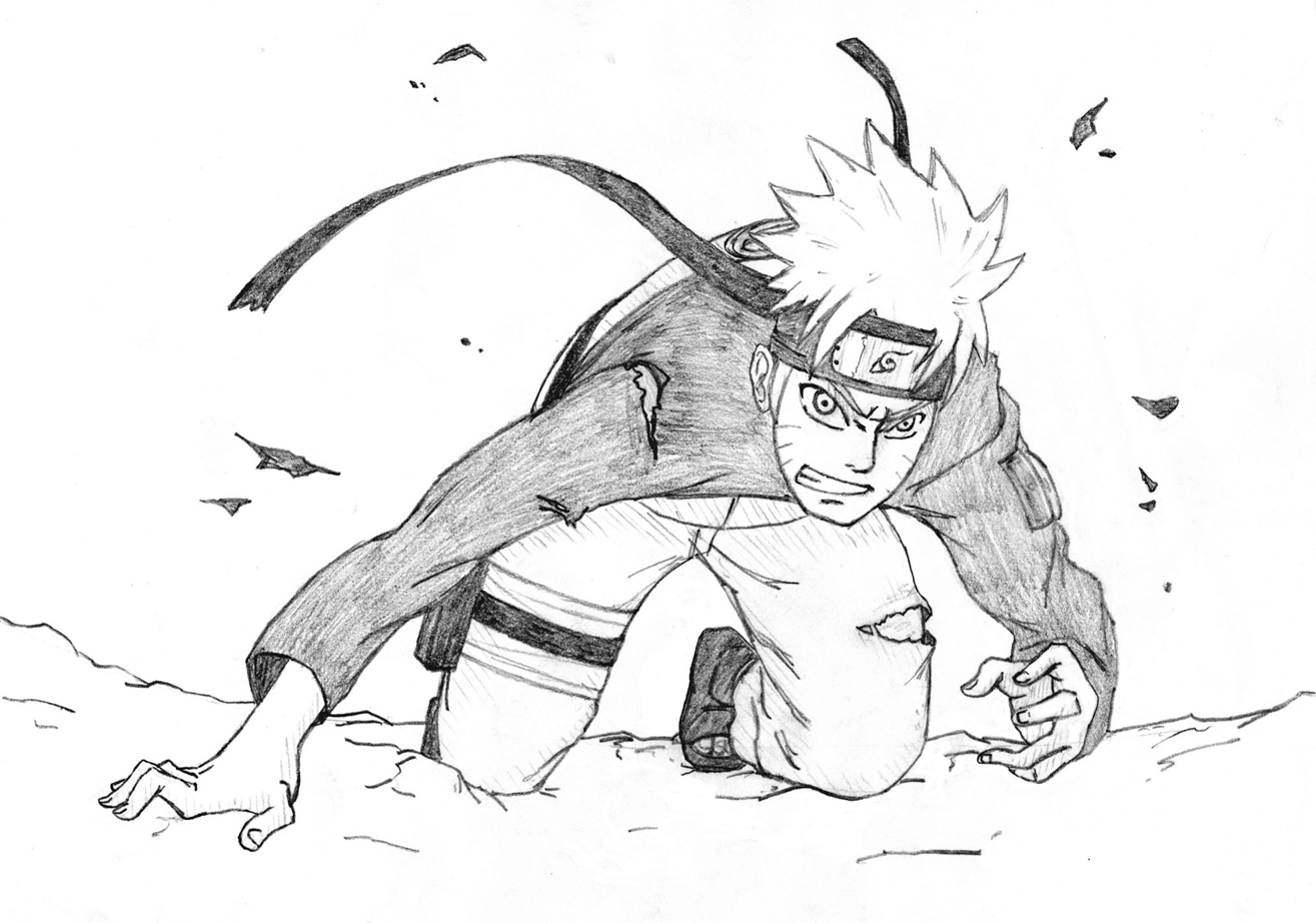 Wallpapers Art - Pencil Manga - Naruto Naruto Shippuden