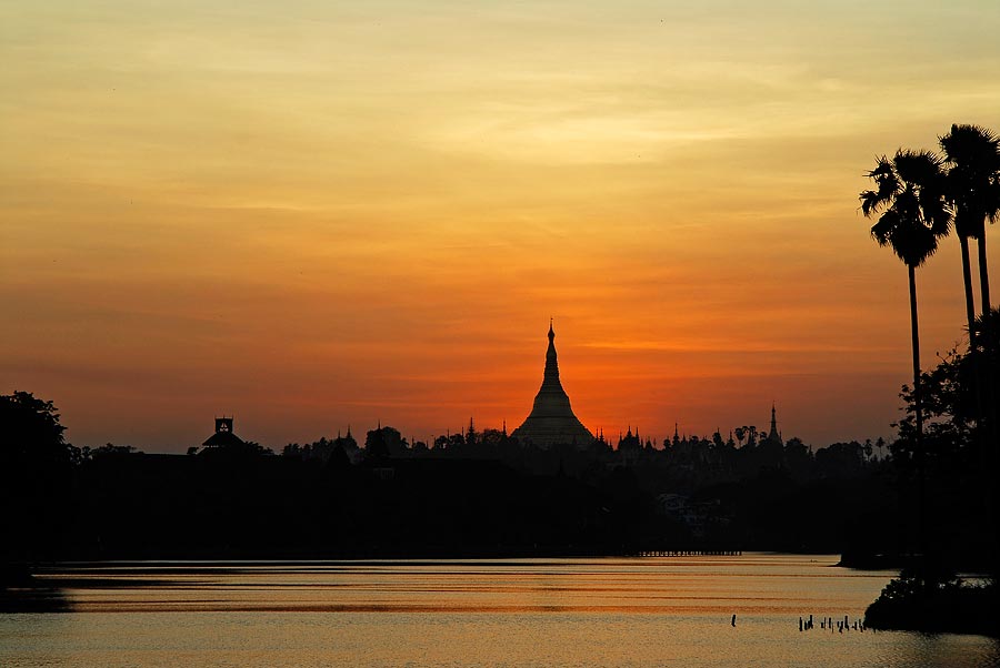 Fonds d'cran Voyages : Asie Birmanie Silhouette