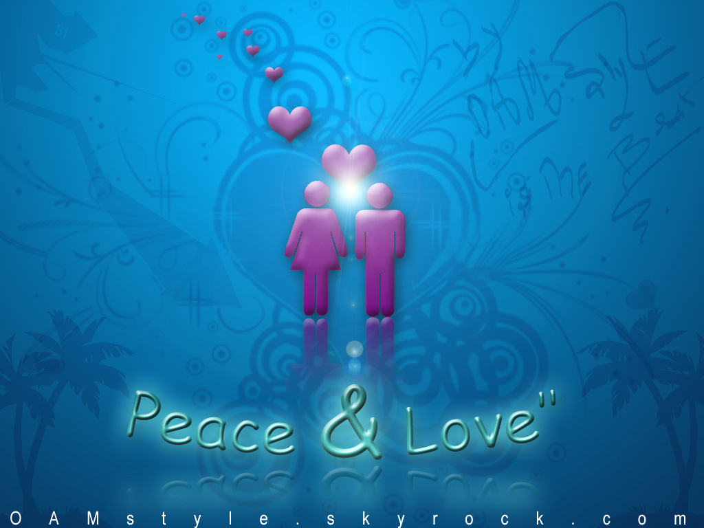 Wallpapers Digital Art Love - Friendship peace and love