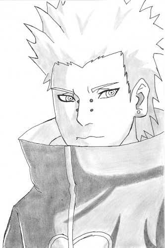 Wallpapers Art - Pencil Manga - Naruto Pein de l'akastuki