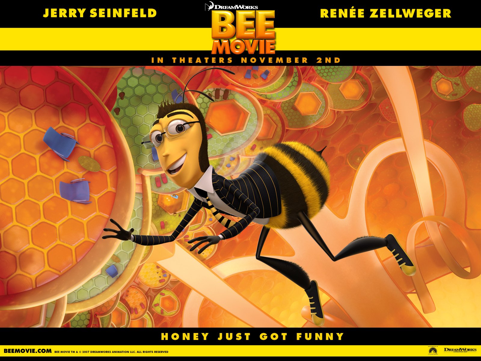 Fonds d'cran Dessins Anims Bee Movie - Drle d'Abeille 