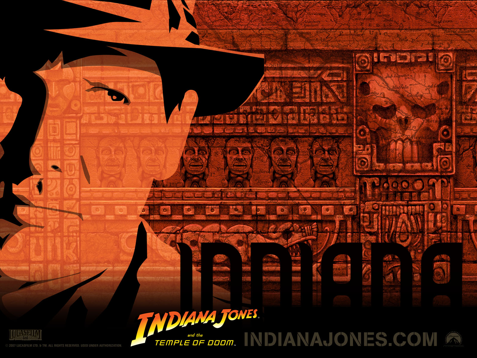 Fonds d'cran Cinma Indiana Jones et le Temple Maudit 