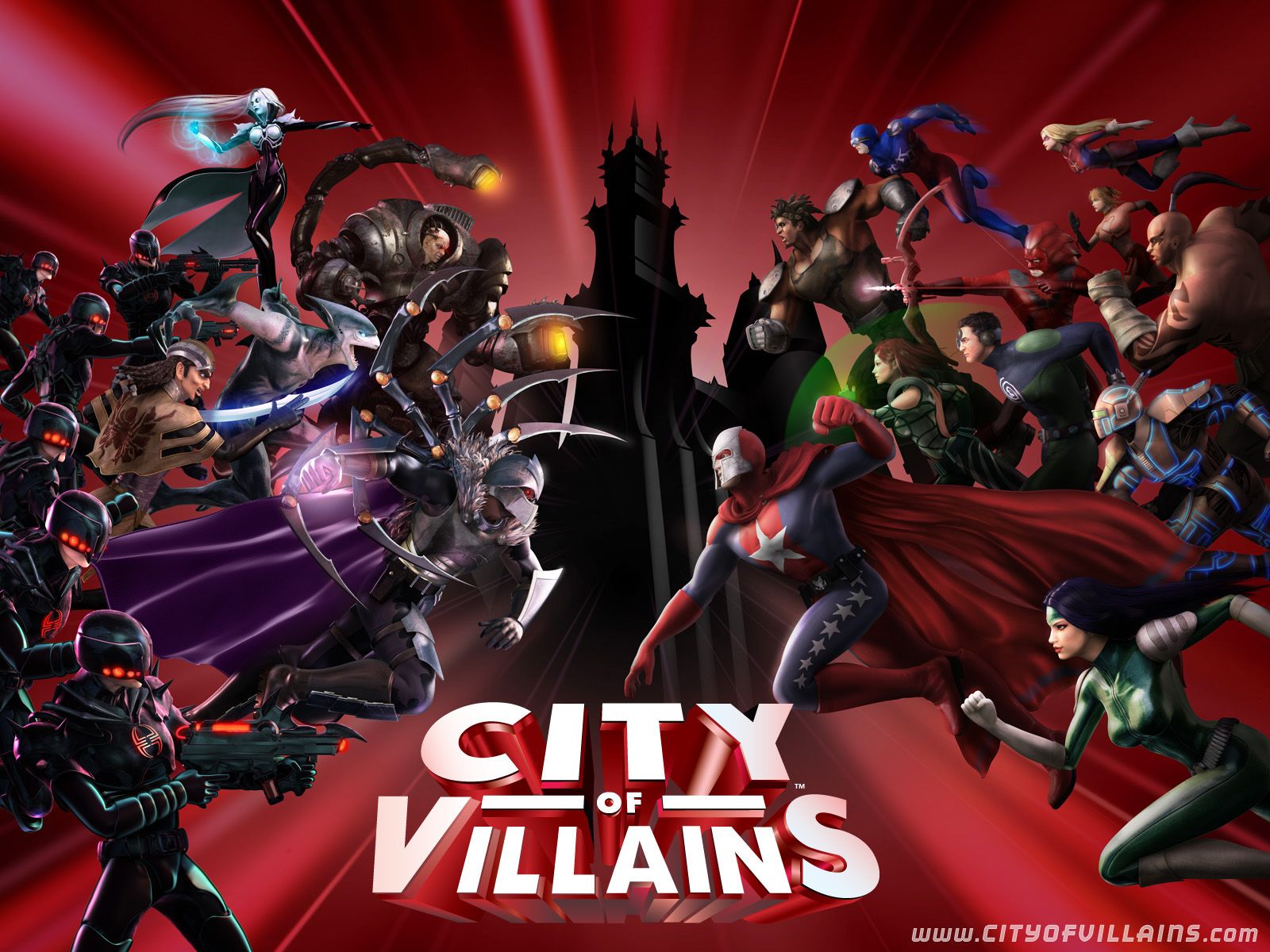 Fonds d'cran Jeux Vido City of Villains 