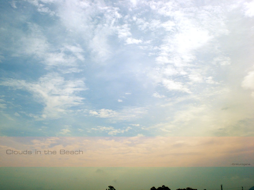 Wallpapers Nature Skies - Clouds Nuages  la plage