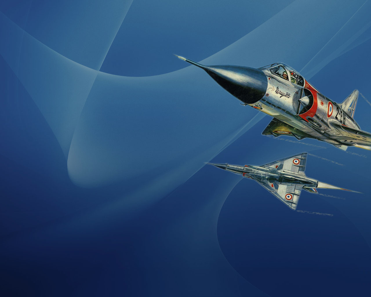 Wallpapers Planes Military Aircraft Aqua Mirage III C