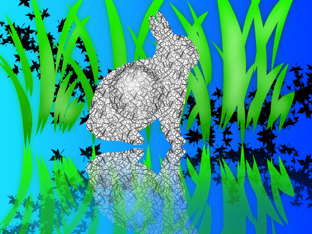 Wallpapers Digital Art Animals Lapin :)