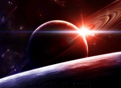 Fonds d'cran Art - Numrique Sunrise in Space