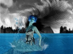 Wallpapers Digital Art Fille aquatique