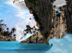 Wallpapers Digital Art Chteau subtropical