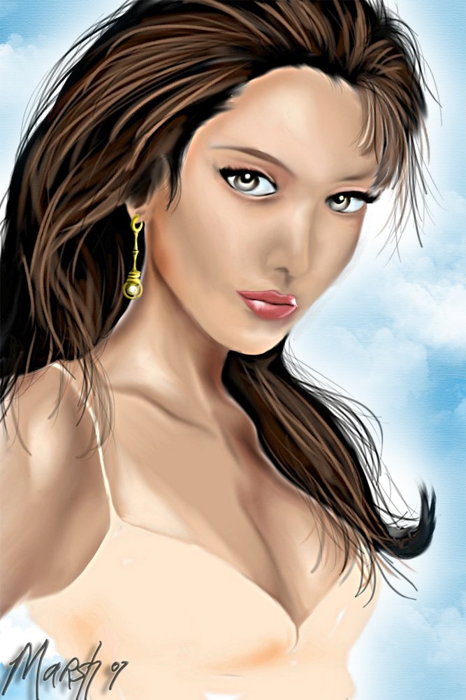 Wallpapers Digital Art Portraits Angie