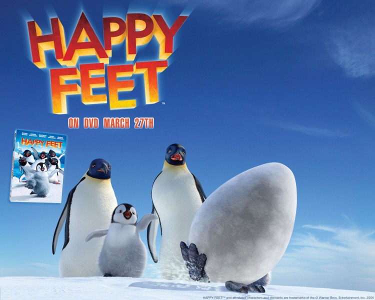 Wallpapers Cartoons Happy Feet Wallpaper N186535