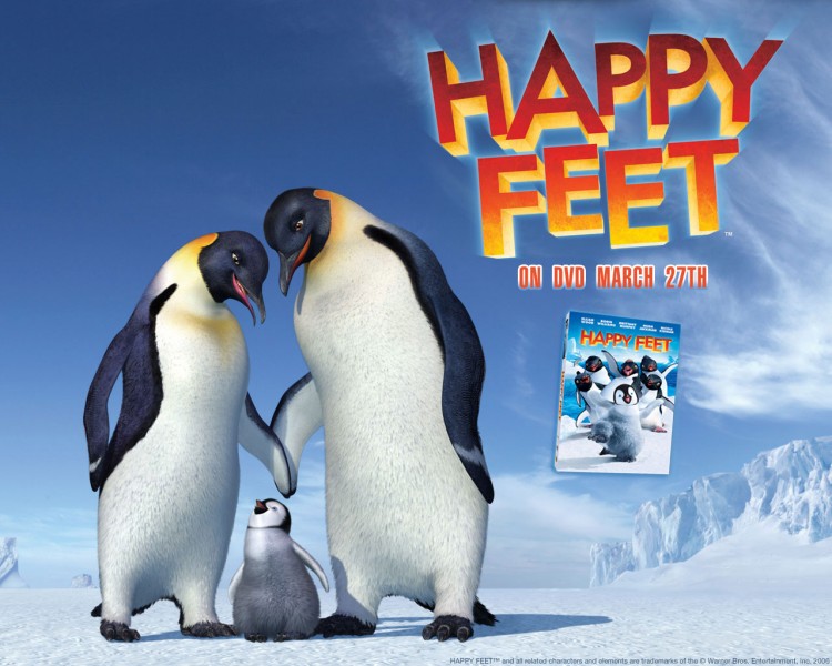 Wallpapers Cartoons Happy Feet Wallpaper N186536