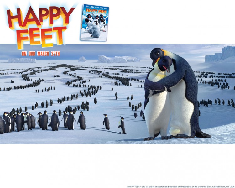 Wallpapers Cartoons Happy Feet Wallpaper N186538