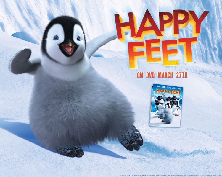 Wallpapers Cartoons Happy Feet Wallpaper N186540