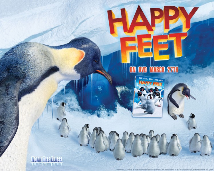 Wallpapers Cartoons Happy Feet Wallpaper N186541